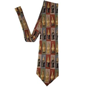 Vintage Coca Cola Silk Neck Tie